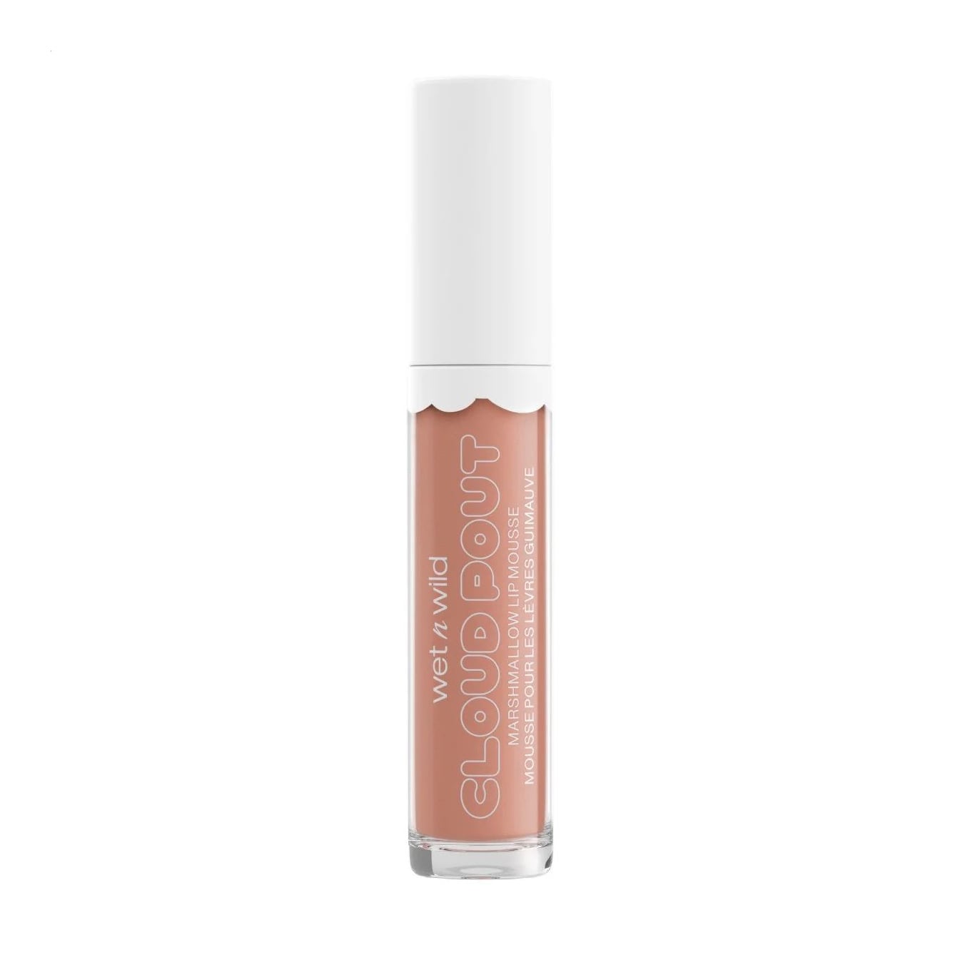 Рідка помада для губ Wet n Wild Cloud Pout Marshmallow Lip Mousse, Fluffernutter, 3 мл
